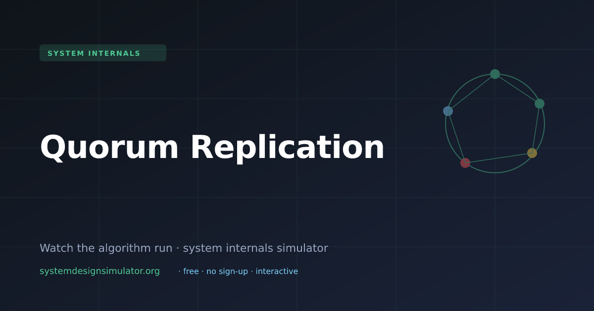 Quorum Replication Explained (2026) — Interactive Simulator | Free